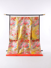 イエローゴールド　ピンク牡丹