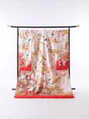 白地　赤グラデーション　９