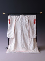 367　赤ライン 正倉院華紋に鶴