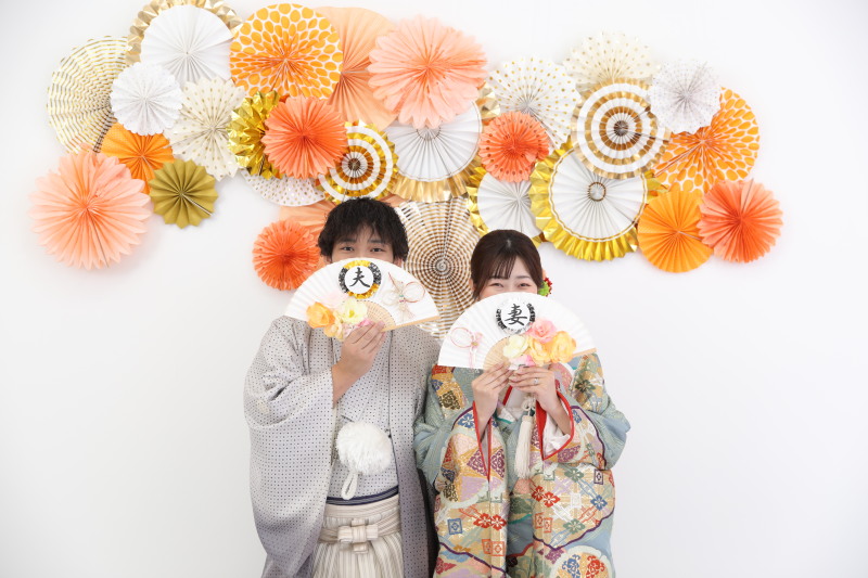 ペーパーファンと扇子