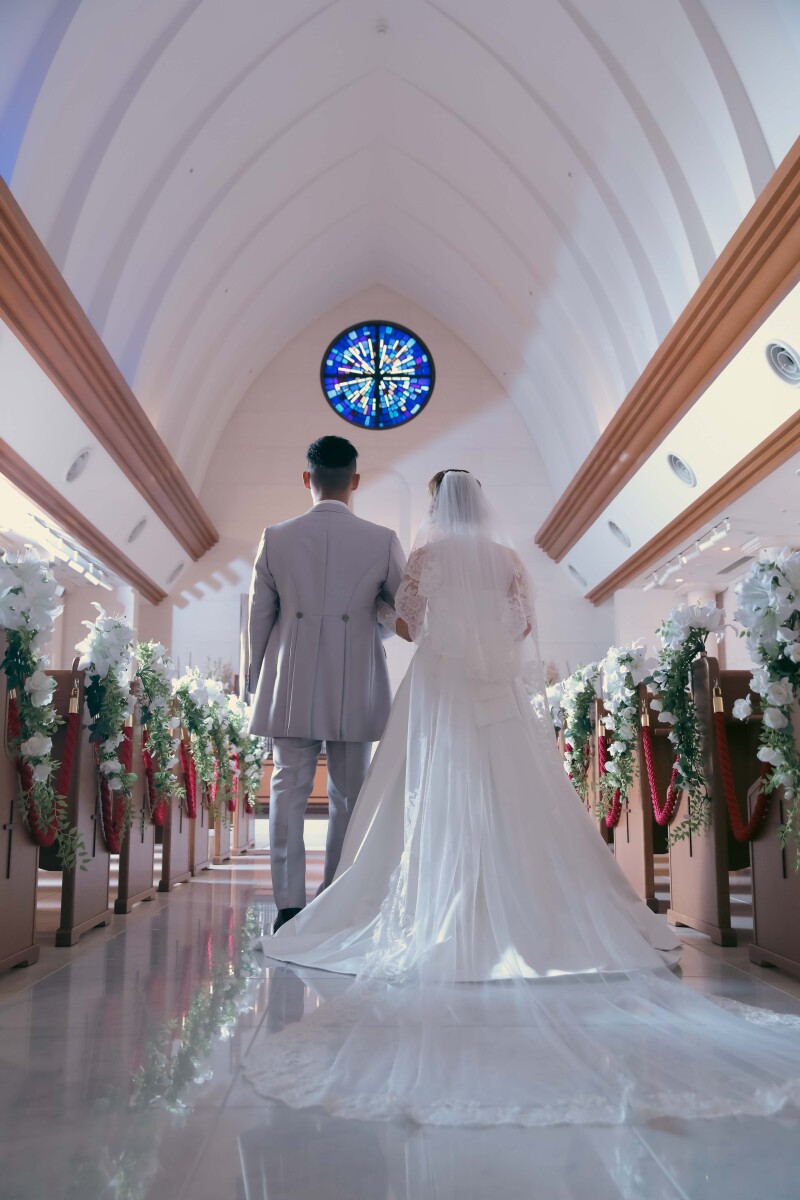 チャペル入場カット