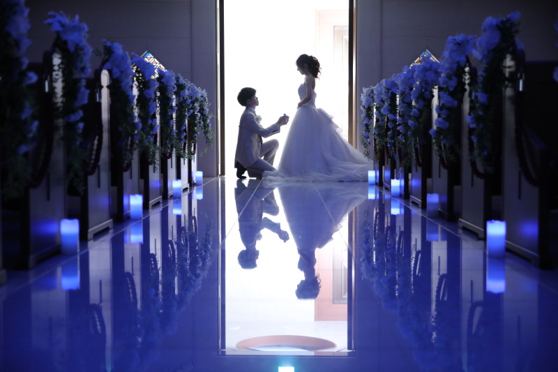 幻想的なプロポーズ