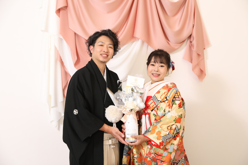 お祝いを持って!