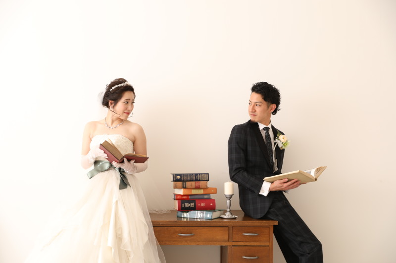 ドレスはプリンセスラインで♪