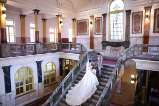 市政資料館で洋装ロケーション撮影☆