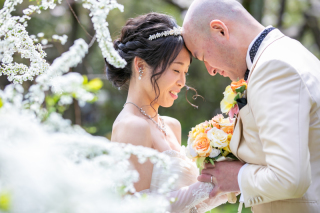 公園ロケ♪ウェディングドレス＆タキシード★