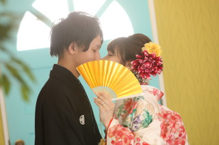 ～★☆白地の打掛で華やかに★☆～