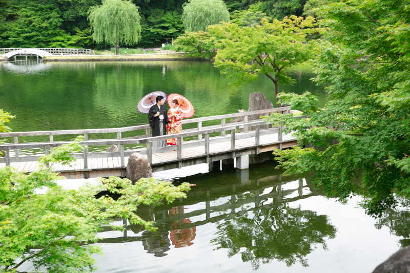 日本庭園で☆