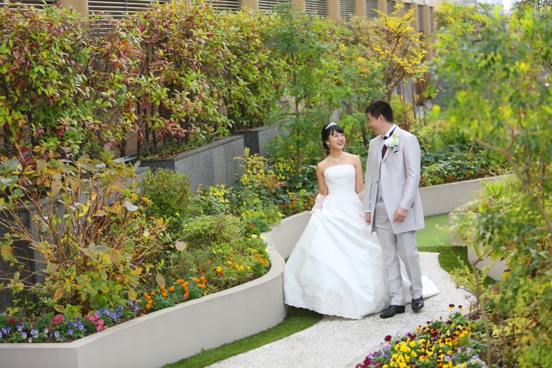 ガーデンを散策♪