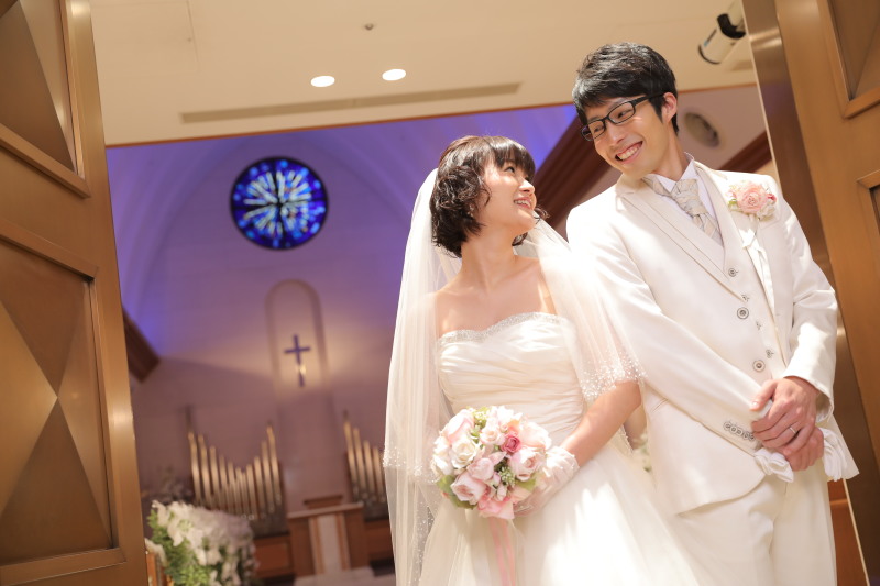 ステンドグラスが美しい☆