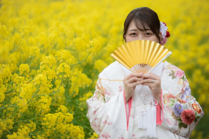 菜の花ソロショット