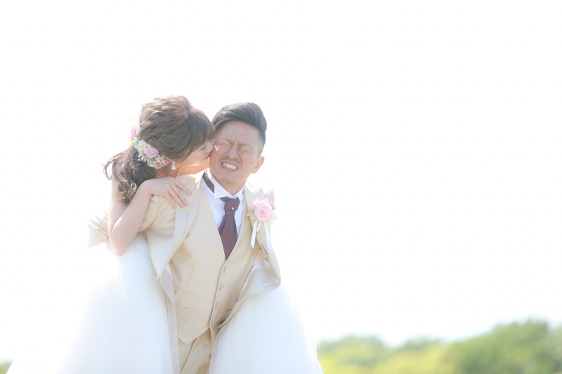 ラブラブおんぶショット♡
