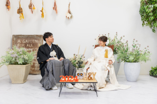 好きなアイテムで楽しく和装撮影♪