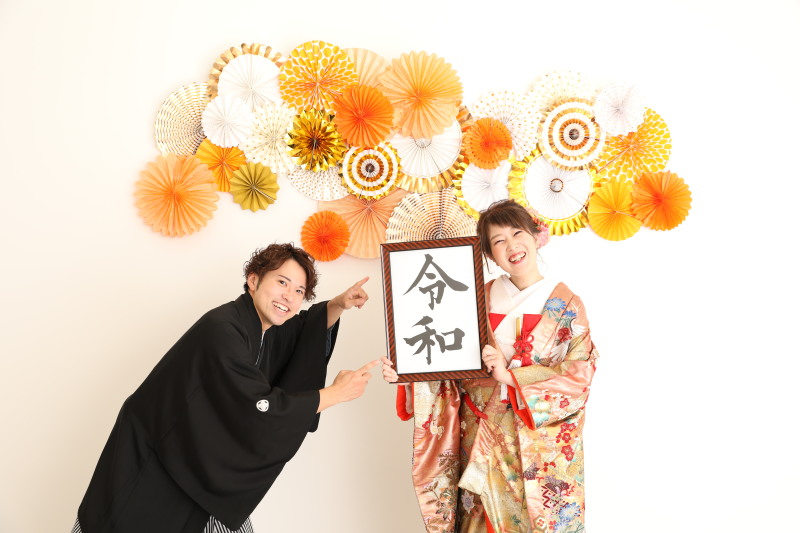 スタジオでは色打掛で☆