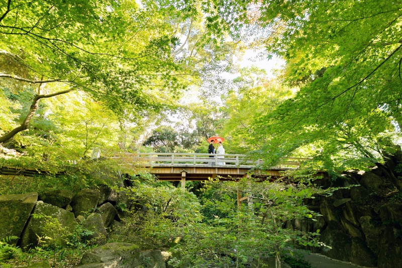徳川園ロケ