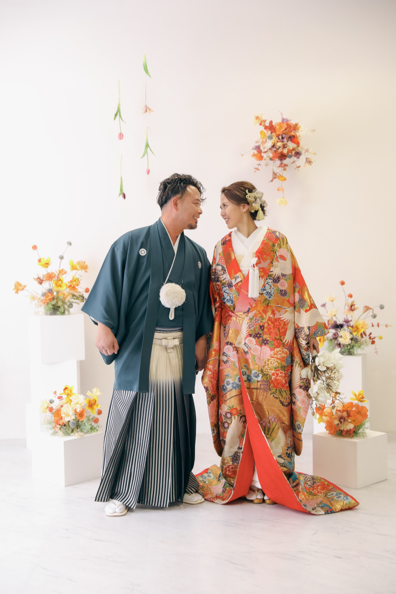 モダン&times;色打掛