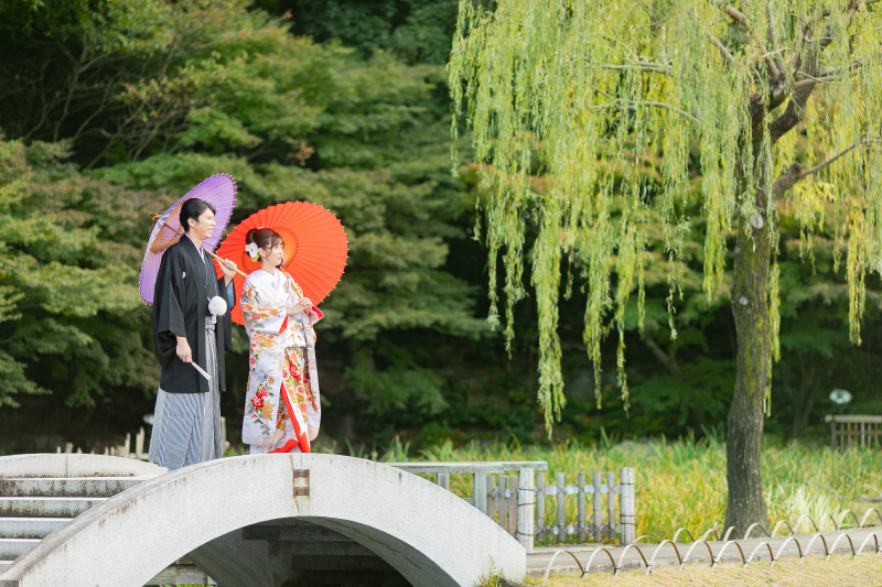橋の上