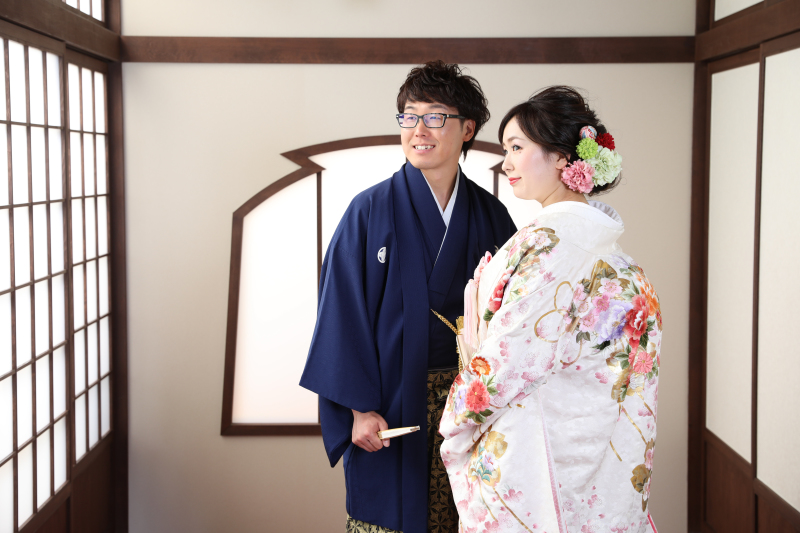 刺繍が艶やかな打掛で春先取り♪