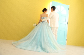 カラードレス撮影