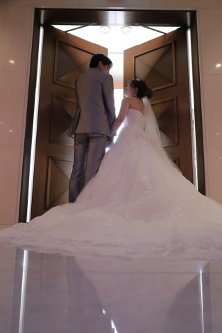 和洋装　スタジオ・チャペル撮影