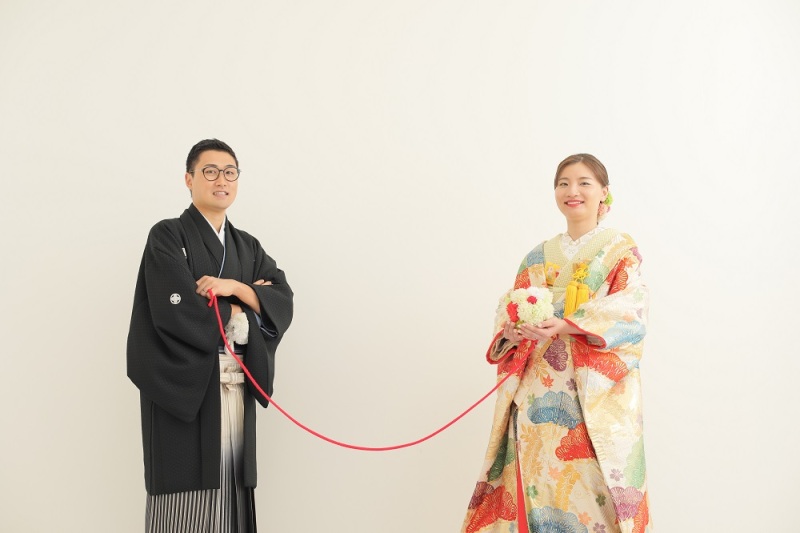 アイボリーの打掛