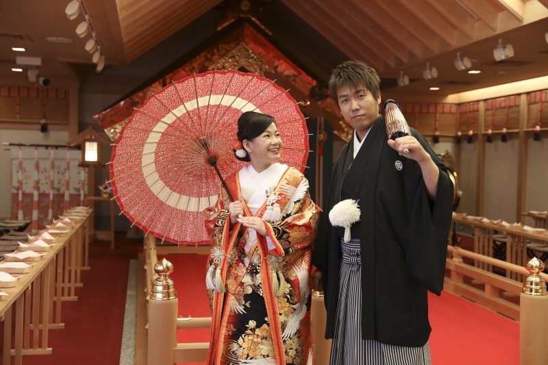 和傘をさして、よりかっこよく！！！