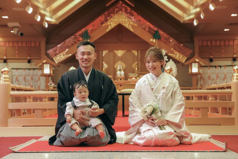 家族でフォトウエディング