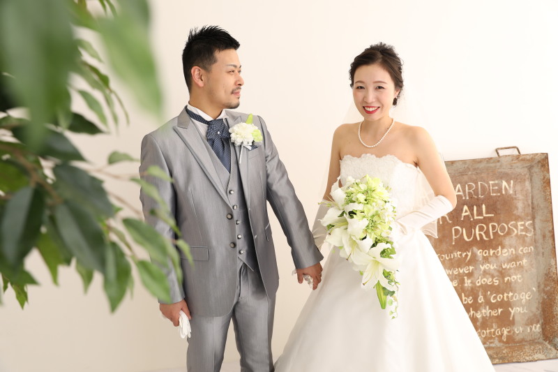 グリーンシルエットで季節感を出して★