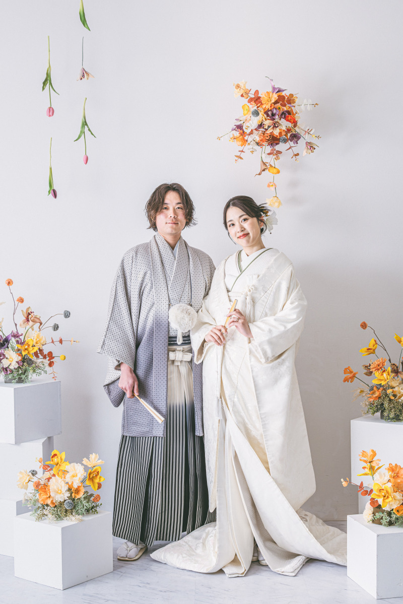 ビタミンカラーのお花