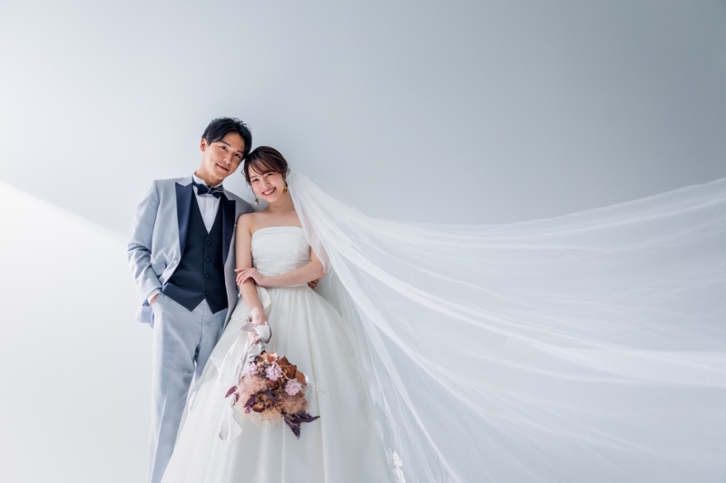 本格的なウェディングドレス