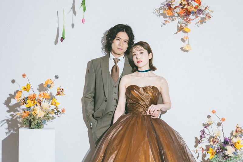 ワタベウェディング名古屋フォトスタジオ_カラードレスが豊富