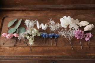 ドライフラワーヘッドパーツ