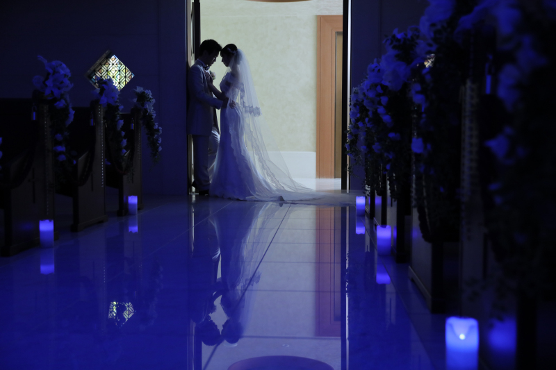 ワタベウェディング名古屋フォトスタジオ_チャペルで撮影できる