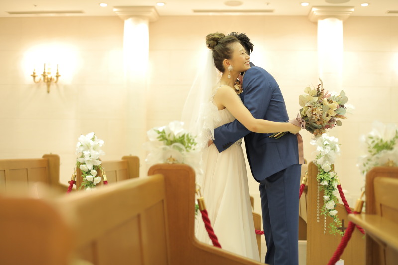 ワタベウェディング名古屋フォトスタジオ_チャペルで撮影できる