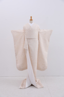 色掛下・花柄ゴールド