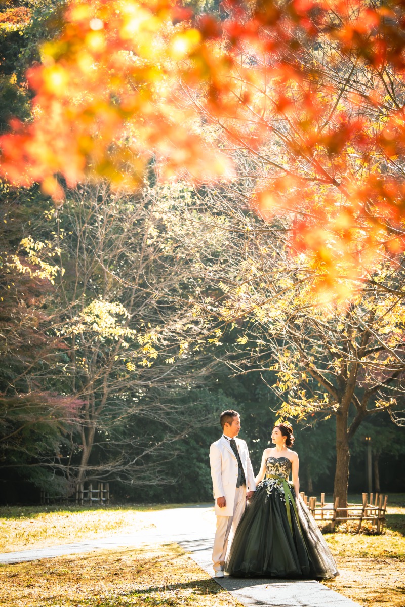 洋装でもお散歩