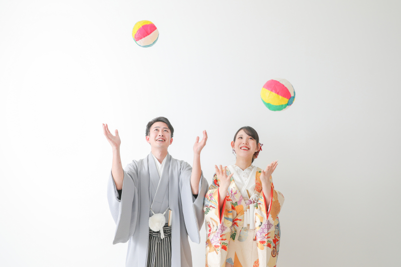 紙風船で遊んでみました