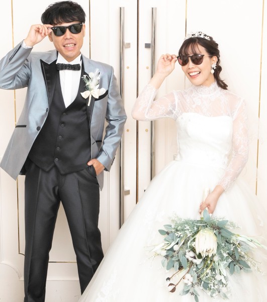 サングラスでカジュアルに