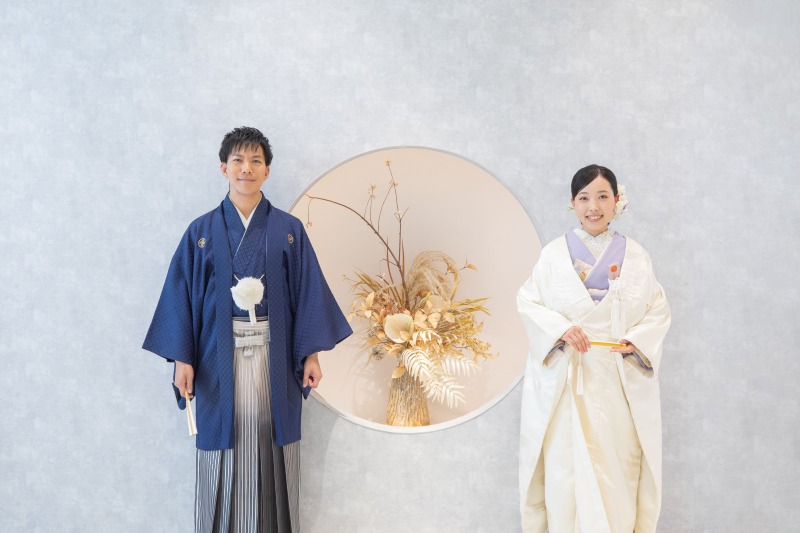 白無垢から撮影開始!