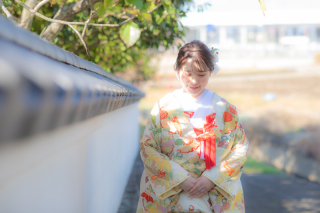 【犬養木道記念館】和装ロケーションフォト