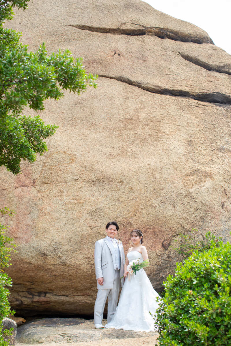 ニコニコ岩にて