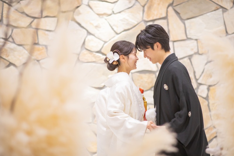 おでこくっつけポーズ