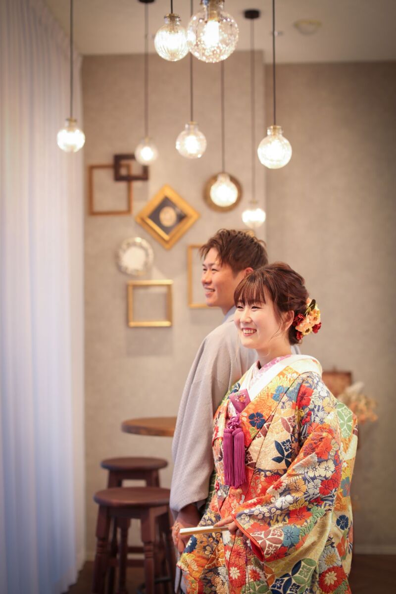 総刺繡の色打掛