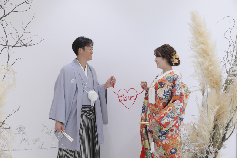 七宝秋草紋の打掛