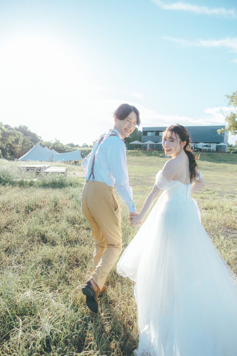 草原を走ってみたり