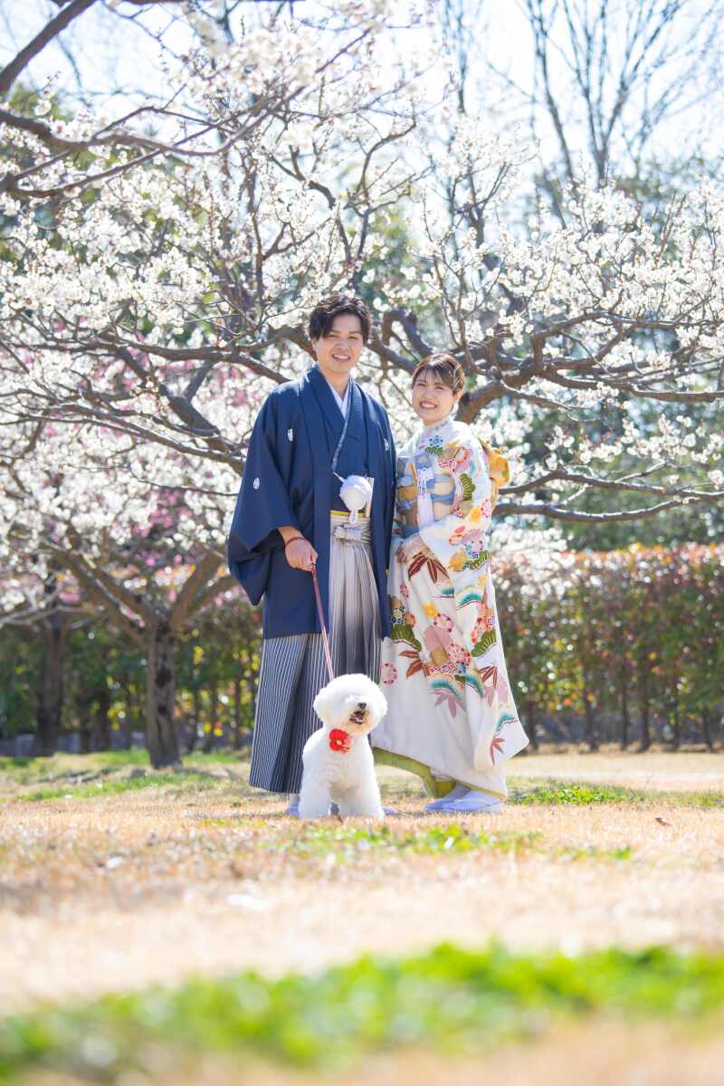 愛犬と一緒に♡