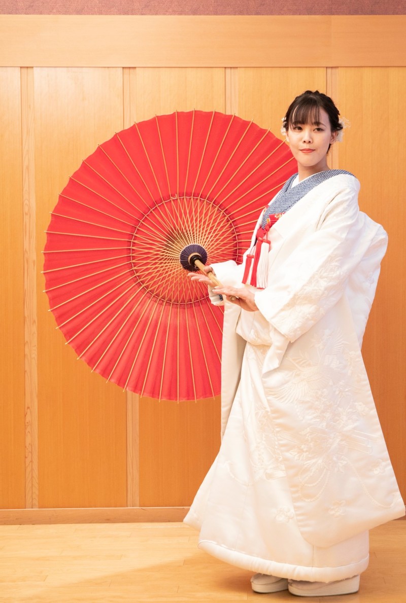 傘をプラスでの演出