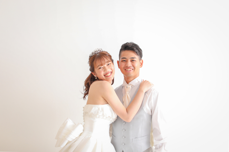 抱きつきショット