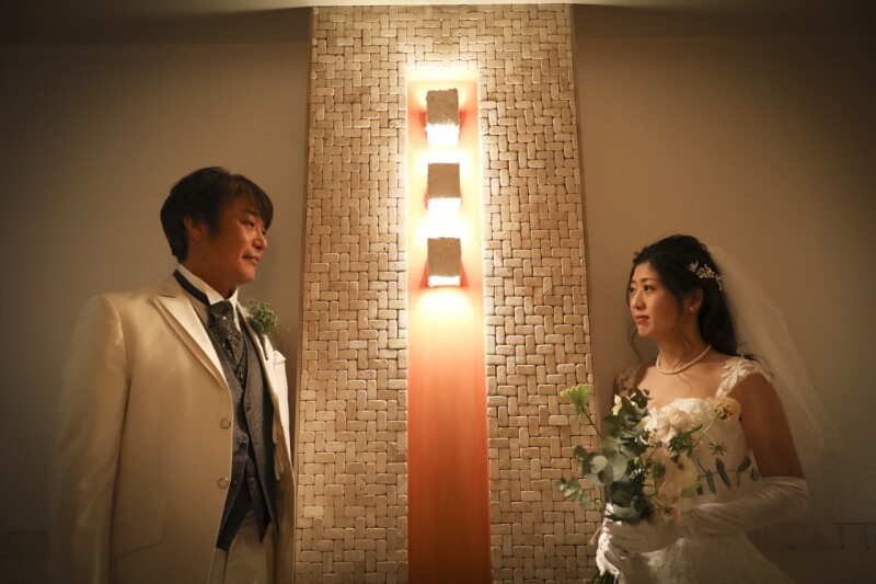 アプローチでの撮影