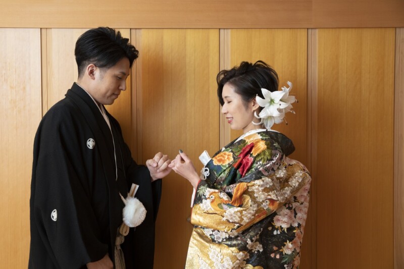 HANAE　MORIの色打掛